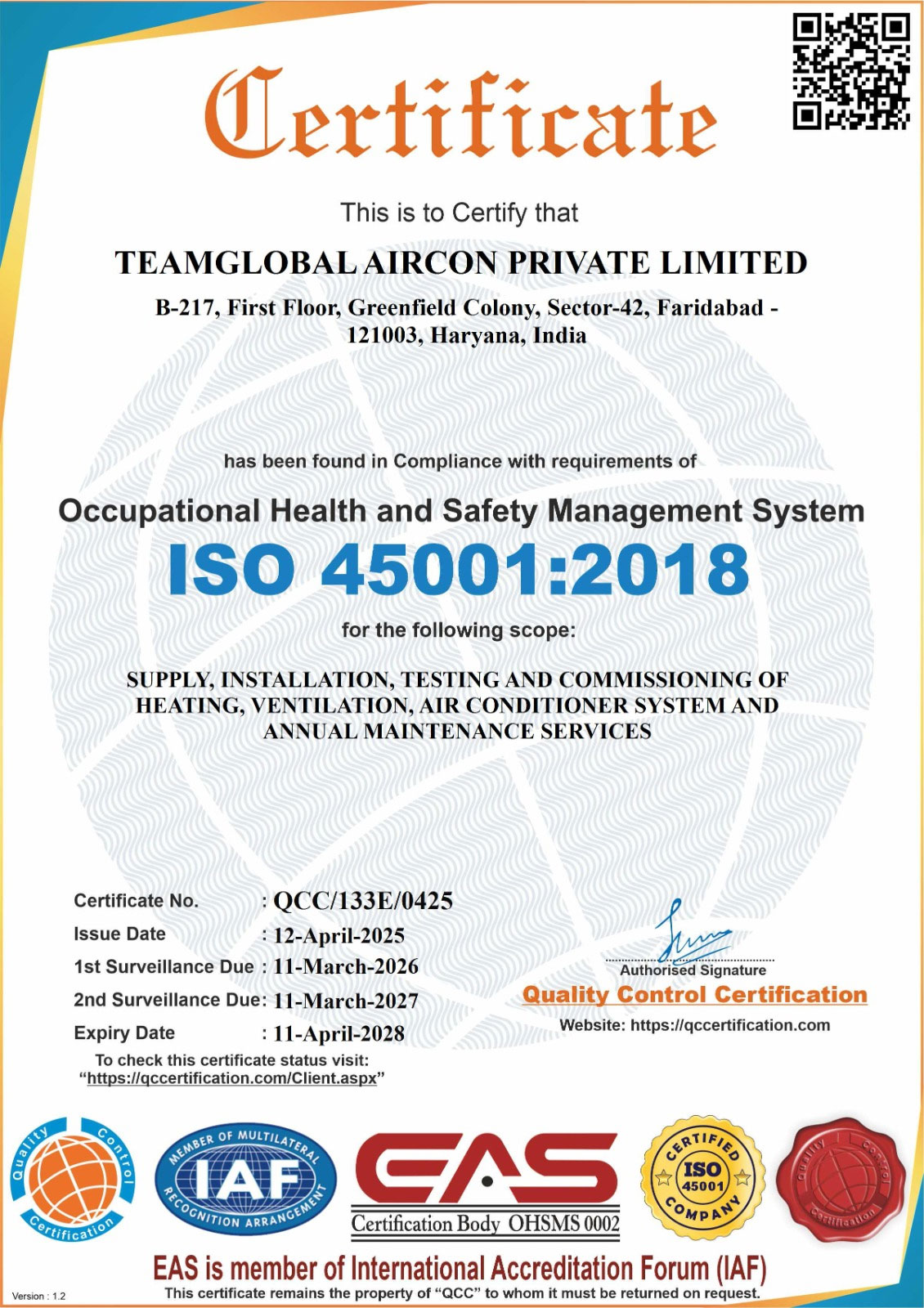 HVAC Excellence Award